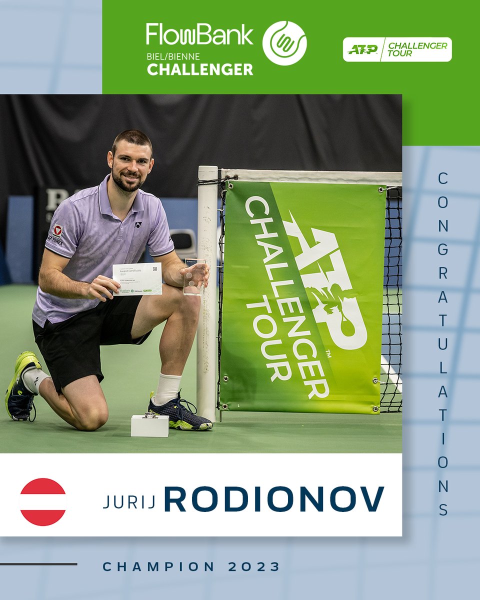 swiss_tennis's tweet photo. Thank you to everyone who contributed and helped making the 3rd edition of the FlowBank Challenger Biel/Bienne a success! We're looking forward to 2024!
@FlowBank_SA @ATPChallenger @BielBienne_off
#ServingTheNextGen https://t.co/zKEwOlhD8i