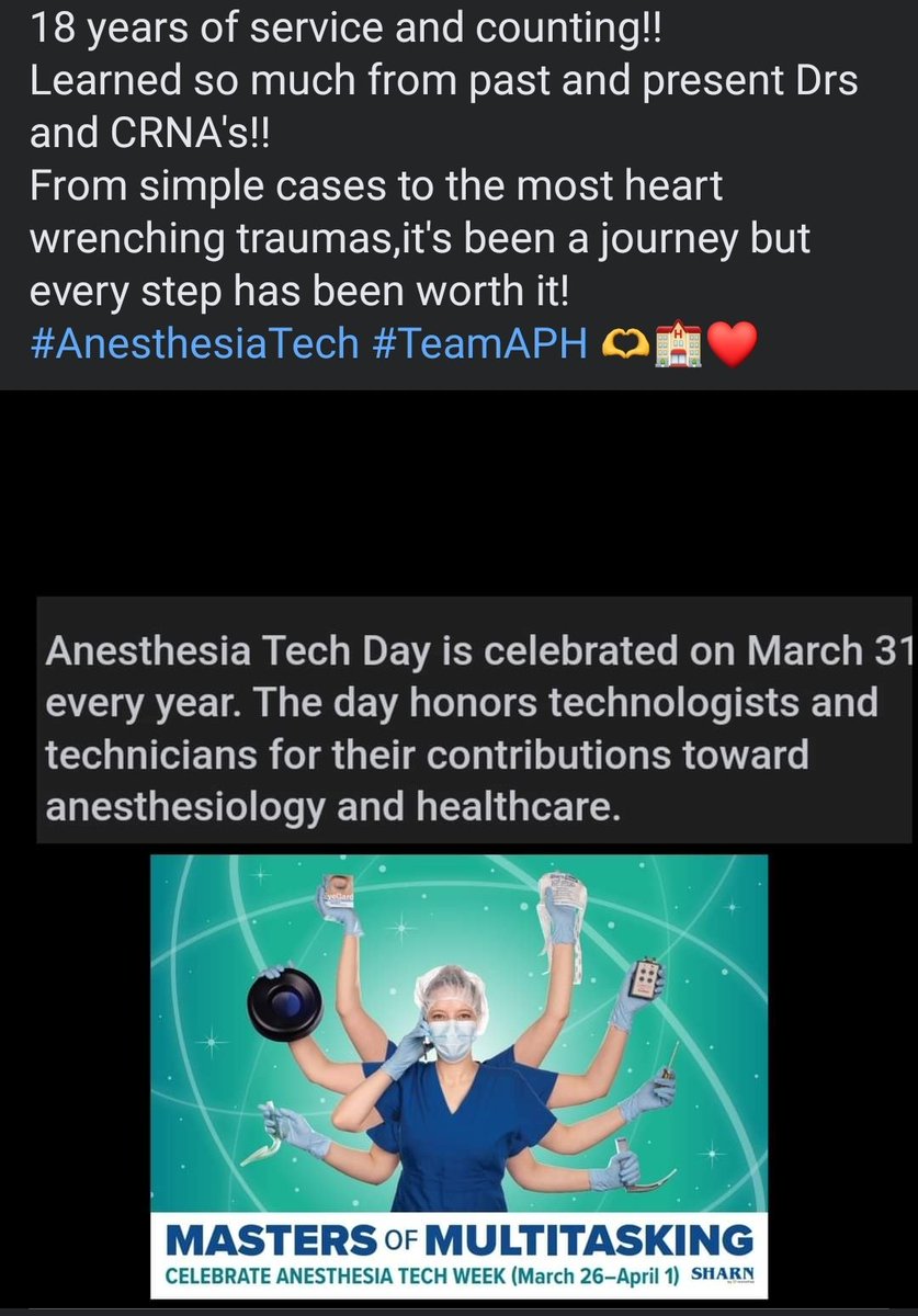 fredofigue's tweet photo. It's been an honor working for @orlandohealth @APHospital serving our kids all this years!!
Thanks @SharnAnesthesia for truly show what an Anesthesia Tech do on a daily!!
#AnesthesiaTech #TeamAPH https://t.co/3DEtNSW9NF