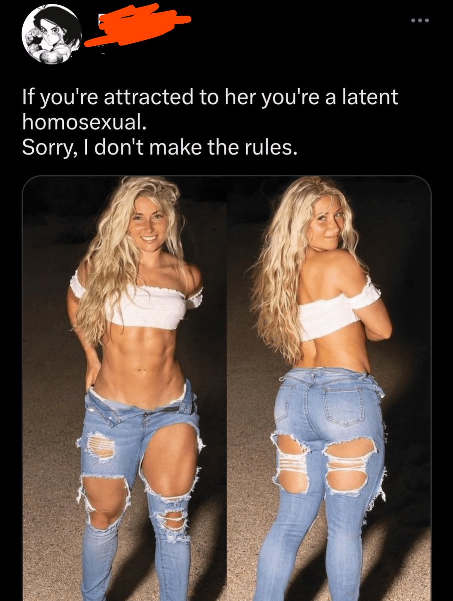 RightWingCope's tweet photo. fellas is it gay to be attracted to women? https://t.co/vy7zJyom4a