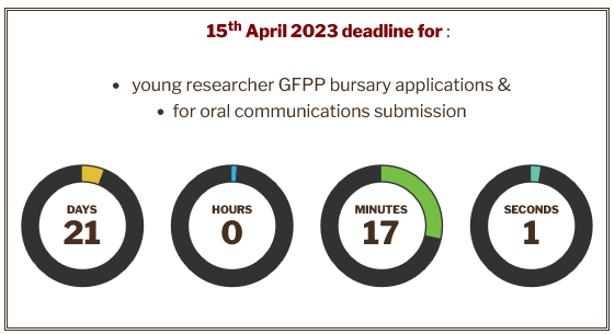 Don't forget to register at the 23rd GFPP meeting gfpp.fr/en/home/ #peptides #proteins #GFPP