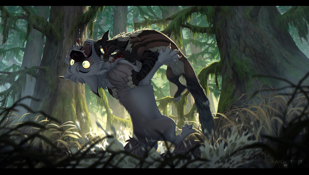 CW: blood

Full Scene for fernyfeline on DA 🩸😾