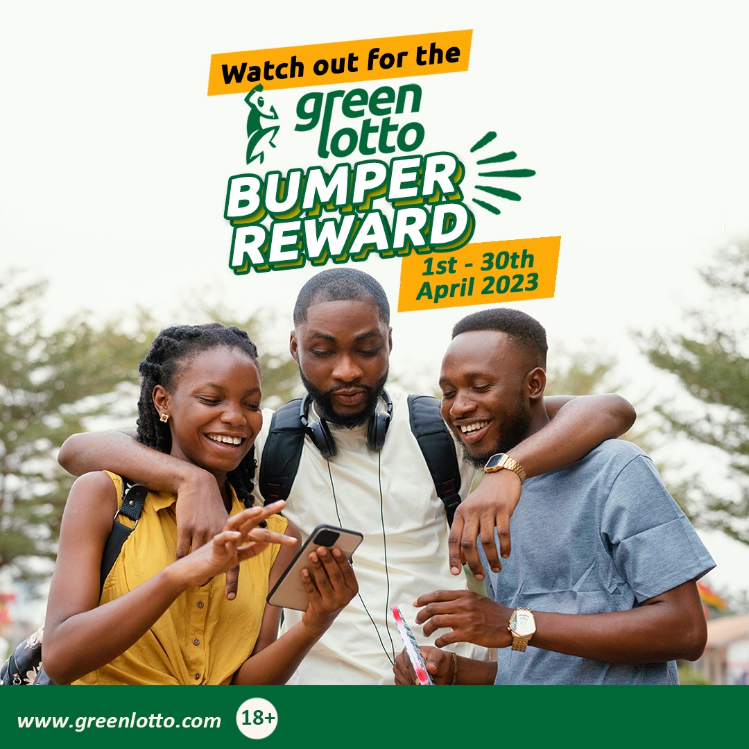 GreenlottoNg's tweet photo. In the month of #april, Green Lotto users will get a whooping sum as bonuses/rewards.
If you are seeing this, you should tap into the goodness.
Ready!
Set!
#greenlottong #giveaway #lotteryservice #lotto #winbig https://t.co/puHOzj3xcB
