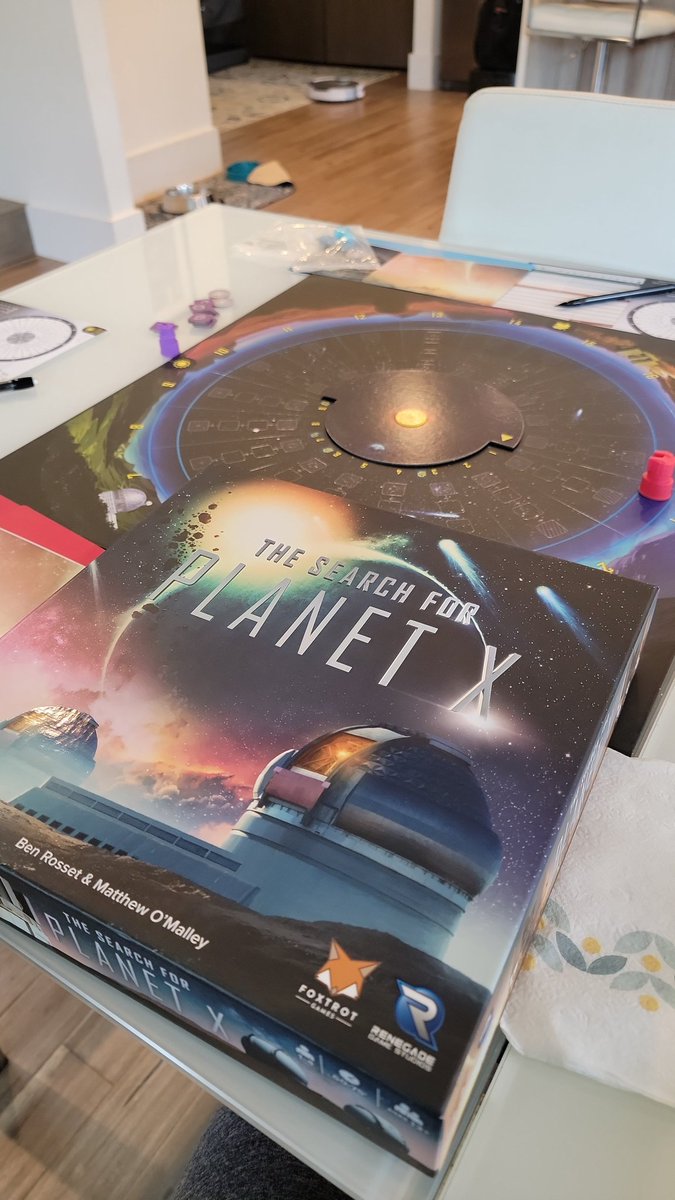 Damon Stone (@ilogos) on Twitter photo Sitting down for my second game of <a href="/PlayRenegade/">Renegade Game Studios</a> and <a href="/FoxtrotGames/">Foxtrot Games</a>' The Search for Planet X. Sitting down for my second game of <a href="/PlayRenegade/">Renegade Game Studios</a> and <a href="/FoxtrotGames/">Foxtrot Games</a>' The Search for Planet X.