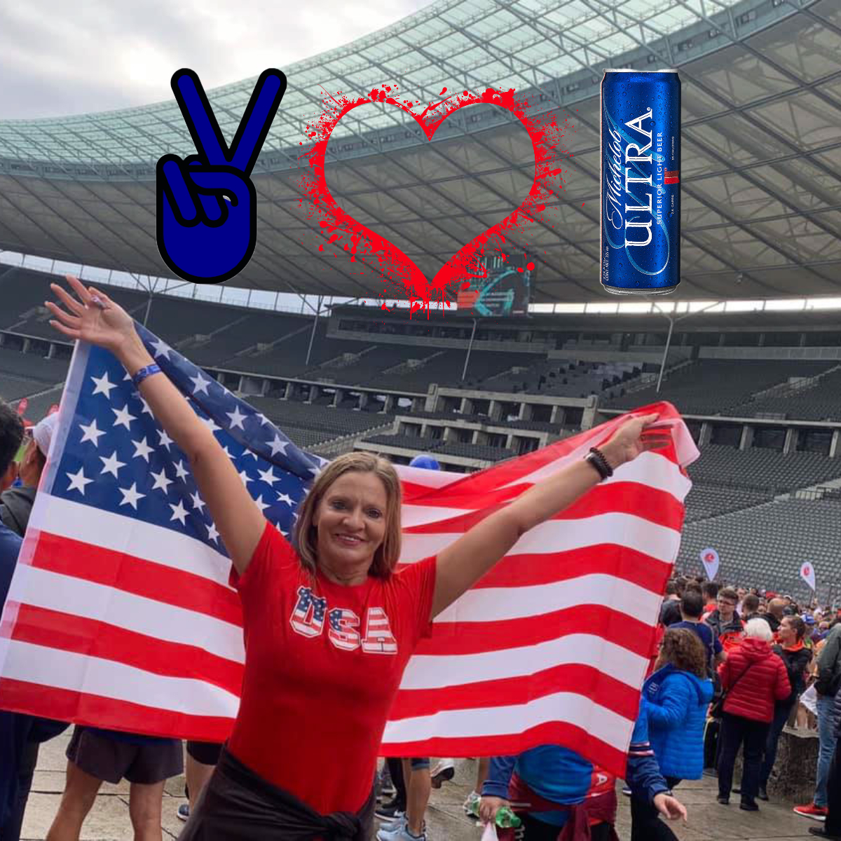 RunnerLove72's tweet photo. Peace, Love, @MichelobULTRA 

#ultrajoy is believing I will cross the finish line. 

#ultramarathoncontest
#PickMeFor2023 #teamultra6
#tcsnycmarathon #reptheribbon
#internationalrunningsensation
#doitforthecheers #ItsOnlyWorthItIfYouEnjoyIt https://t.co/AOS7rQaMCZ