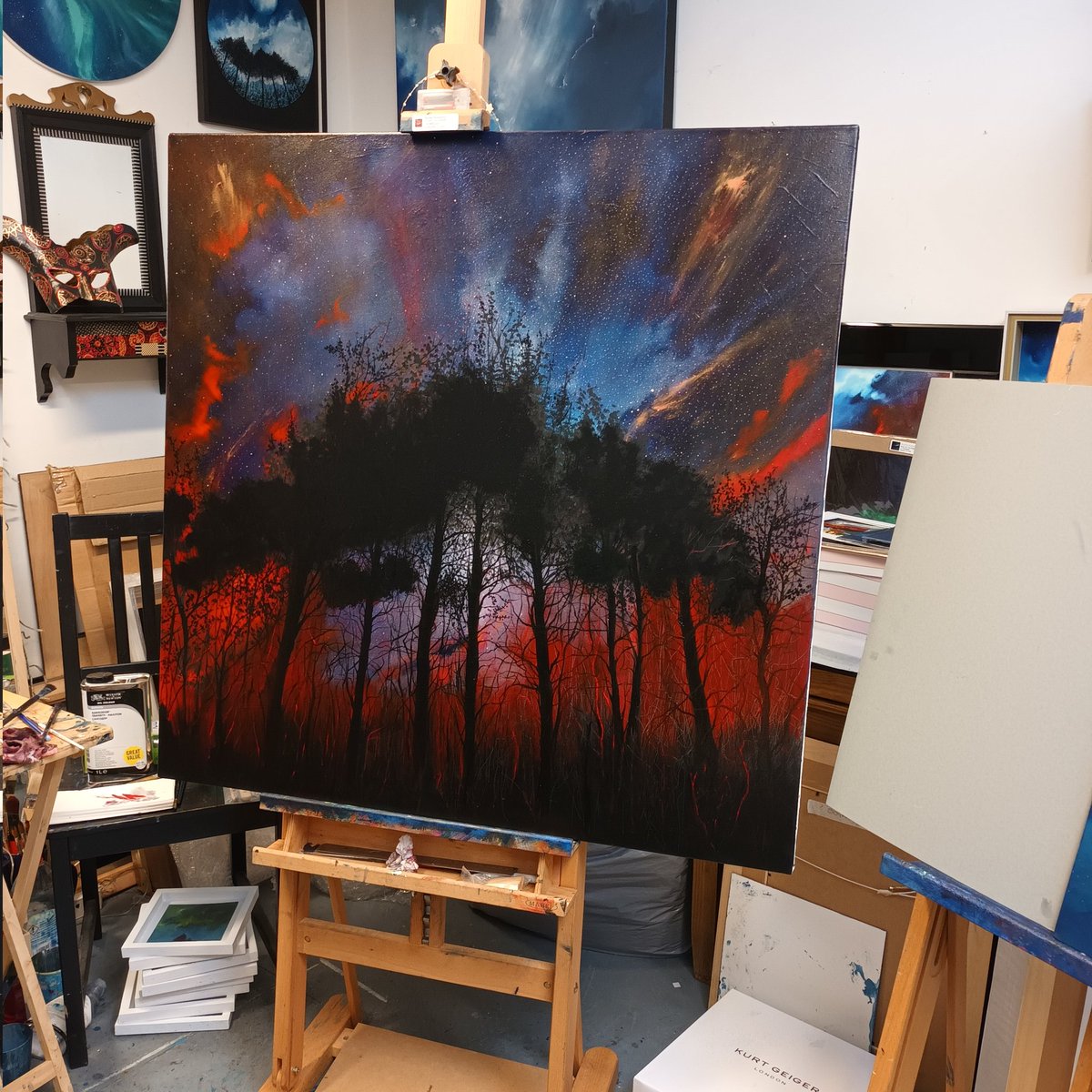 moe_rocksmoore's tweet photo. Work in progress...Almost finished...☆ Cosmic Song Series ☆ Oil on canvas. @waspsstudios @Creative_Ren @bigartshow @createpaisley #cosmicsong #oilpainter #Rocksmoore #briggait https://t.co/XEnGAuSJKE