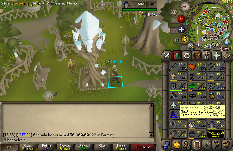 GabrieleOSRS's tweet photo. 50m farming xp👩‍🌾 https://t.co/p95wTh3E0f