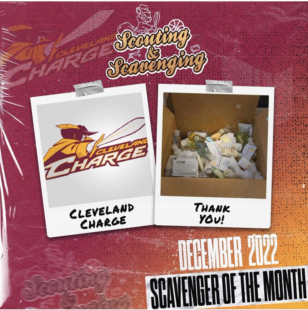 It’s time for the <a href="/nbagleague/">NBA G League</a> playoffs, and 2 of our biggest scavengers this season have both made it!

Congrats to @TheMadAnts and <a href="/ChargeCLE/">Cleveland Charge</a> . 

Doing great work both on and off the floor.