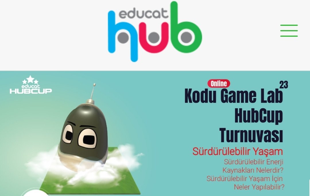 Oyları bekliyoruz!Danışmanı olduğum 3 takım ile Çorlu Bilsem yarı final yolunda.Educathub Kodu Game Lab turnuvasında 3 takım ile Yarı Final için yarışıyoruz. 
STRONG BRAINS:
lms.educathub.com/oy-ver/204
AMAZING ARCHITECTS:
lms.educathub.com/oy-ver/202
OYUN TASARIM:
lms.educathub.com/oy-ver/203