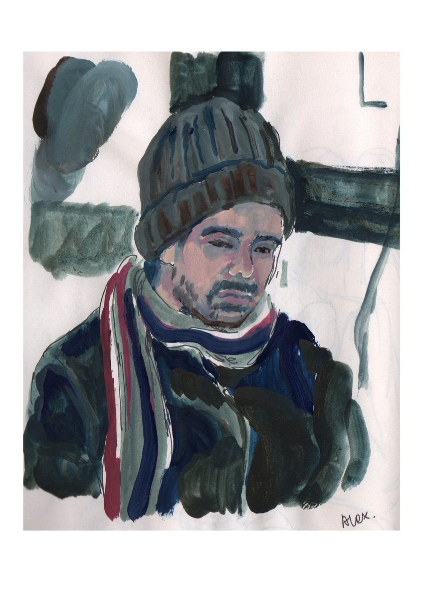 KorczynskiA's tweet photo. Again some sketches of people sitting in cafés :) https://t.co/y0OKrQ9fAN