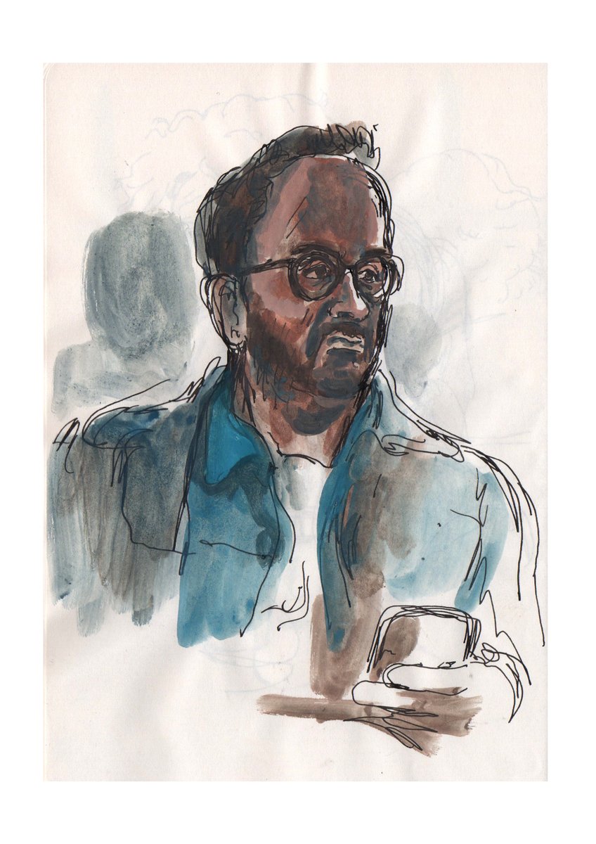 KorczynskiA's tweet photo. Again some sketches of people sitting in cafés :) https://t.co/y0OKrQ9fAN