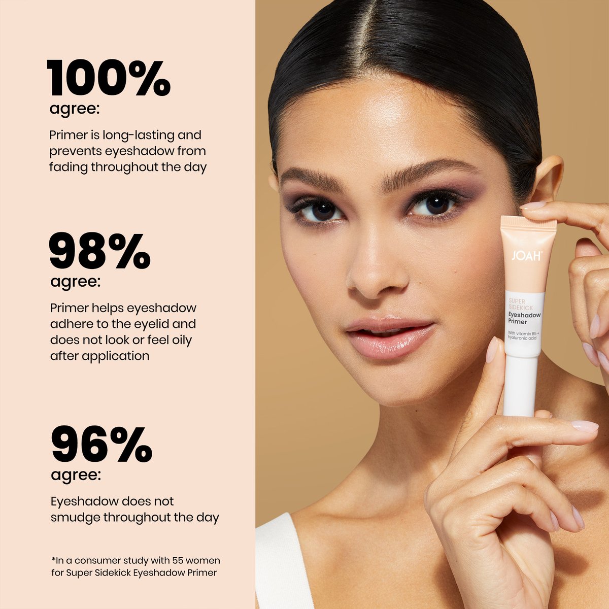 Joah_beauty's tweet photo. Supercharge your eyeshadow application with our NEW Super Sidekick Eyeshadow Primer 💞 Velvety smooth & packed with Hyaluronic Acid & Vitamin B5 to enhance the vibrancy & longevity of the eyeshadow while hydrating your skin. 💫 #joahbeauty #kbeauty #newmakeup #eyeshadowprimer https://t.co/lUDaXE50QY