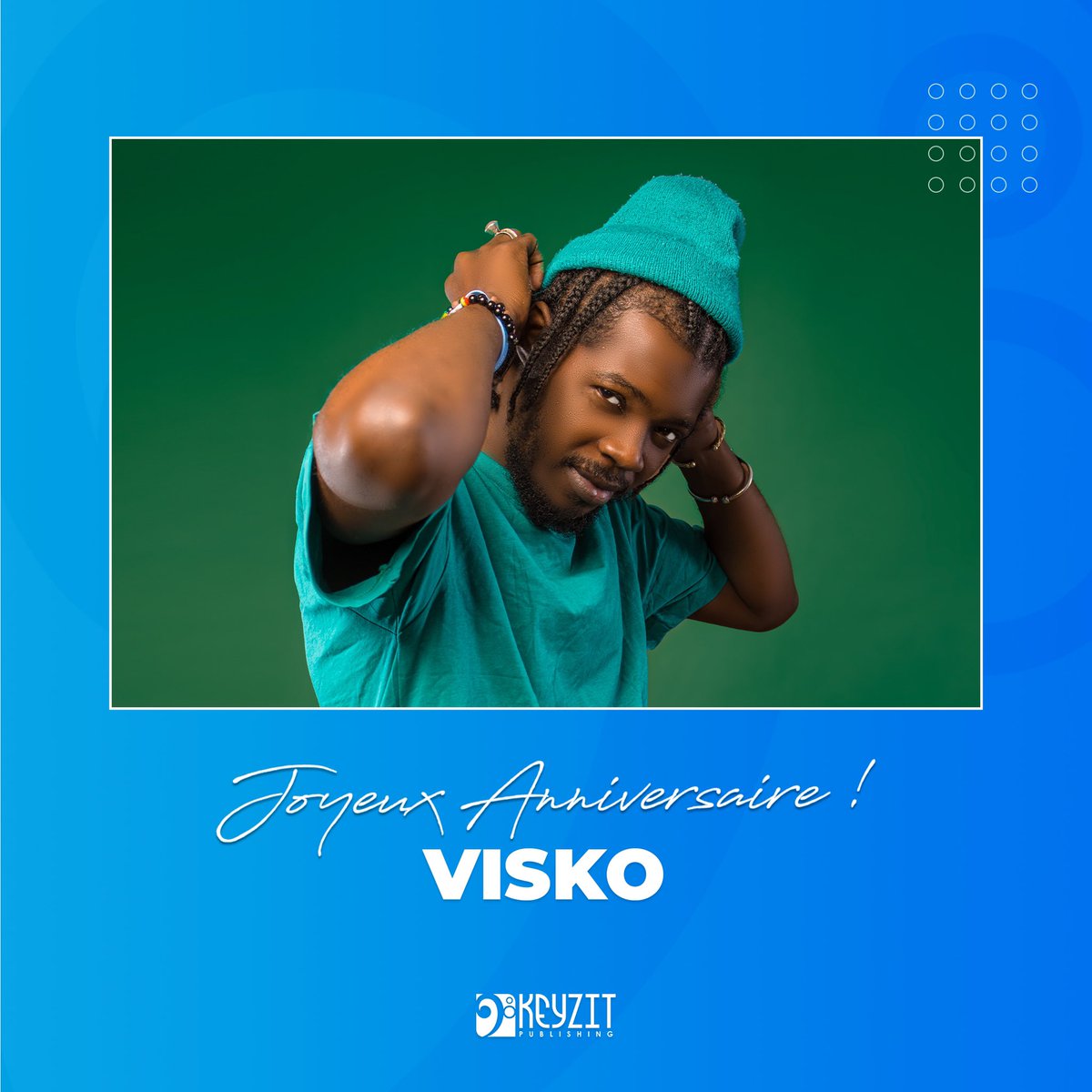 KeyzitMali's tweet photo. Toute l'équipe de KEYZIT MALI souhaite un joyeux anniversaire au compositeur Visko on the beat Off signé en ÉDITION chez KEYZIT PUBLISHING !
Nos vœux les meilleurs 🥳
#Visko #KeyzitPublishing #Keyzit #AfricanMajor https://t.co/osQ0W72WpI