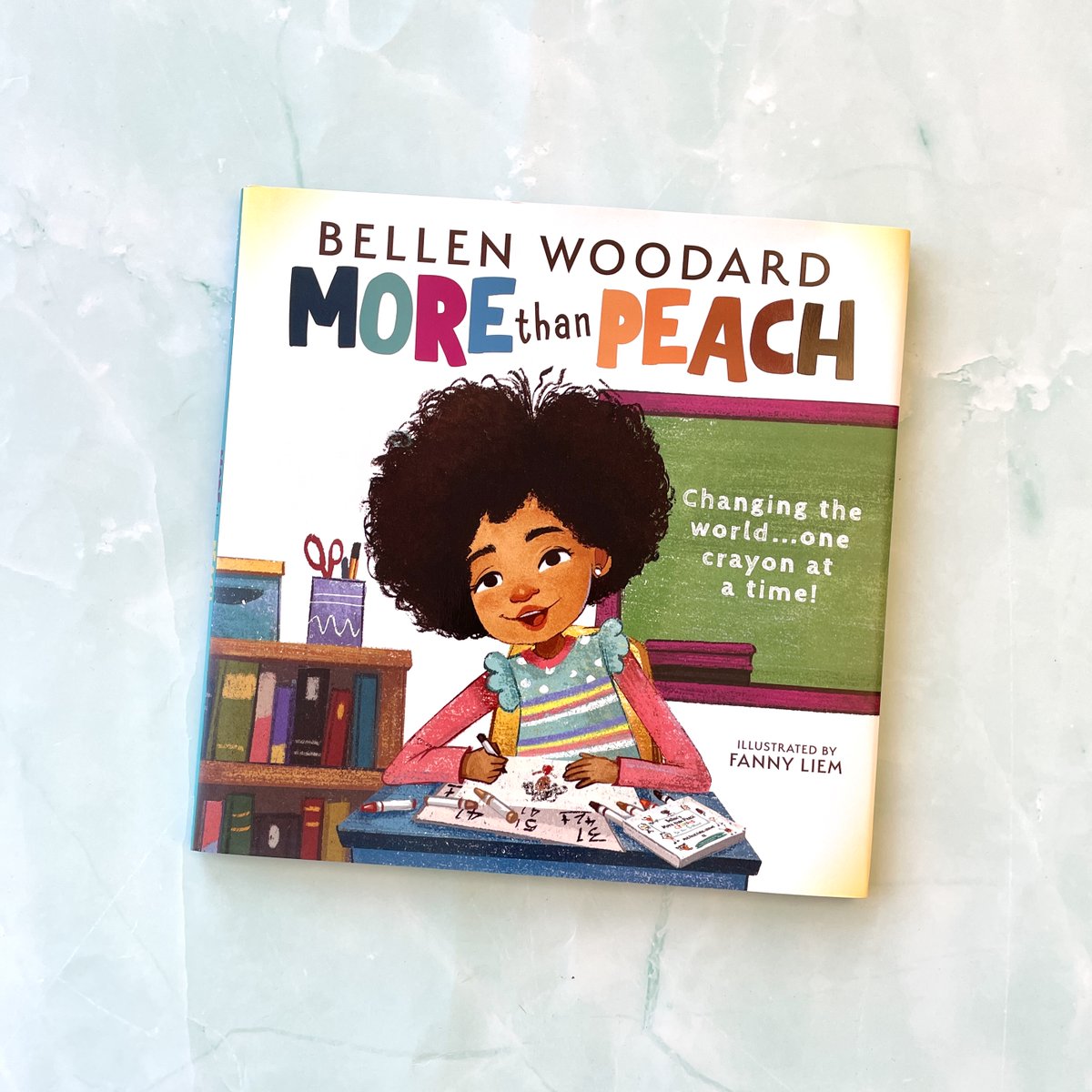 Scholastic's tweet photo. We have another young activist as our next feature for #WomensHistoryMonth! @BellenTheBee is the founder and CEO of #MoreThanPeach which spreads the message that "skin can be any number of beautiful colors". https://t.co/maHguTZaZh
