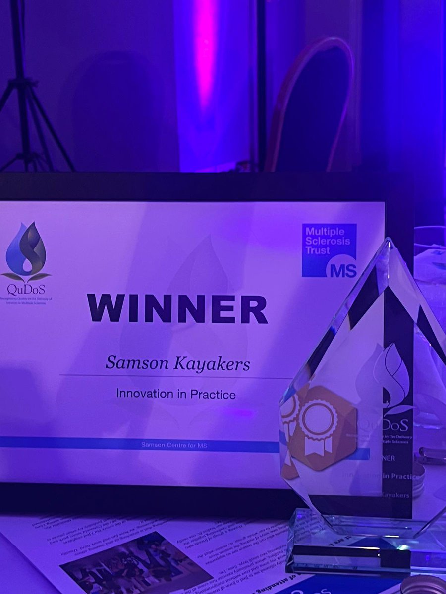 saraloumcgowan's tweet image. Great to be at #MSTrustconference2023 and so proud that our team @HelpSamson  won the Innovation in Practice award last night #MSTrustHPs
