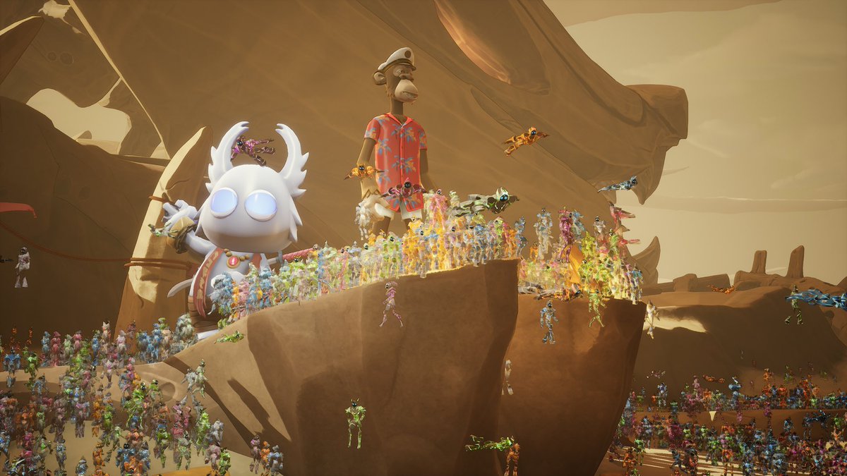 the 2nd Trip Metaverse event yesterday has been an incredible experience🔥🤯

– a preview powered by <a href="/Improbableio/">Improbable</a>, the <a href="/MultiversX/">Multiversᕽ</a> partner for #xWorlds 🌎

👉 all those people will soon form businesses, clubs, e-sport teams, …

#DAOs will proof essential in the Multiverse ✅