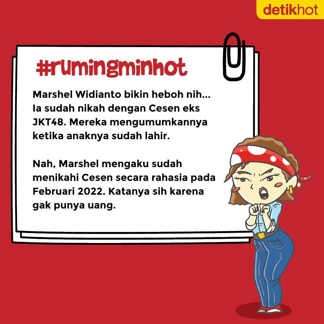 detikhot's tweet photo. Sekelas marshel yang sering muncul di televisi, masa sih gak punya uang? Gimana menurut kamu? 🤔
#rumingminhot #marshelwidianto #marshel #cesenjkt48 #cesen #detikhot https://t.co/N9Dg3zNcfT