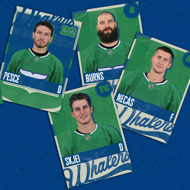 Canes's tweet photo. Going retro 🟢🔵