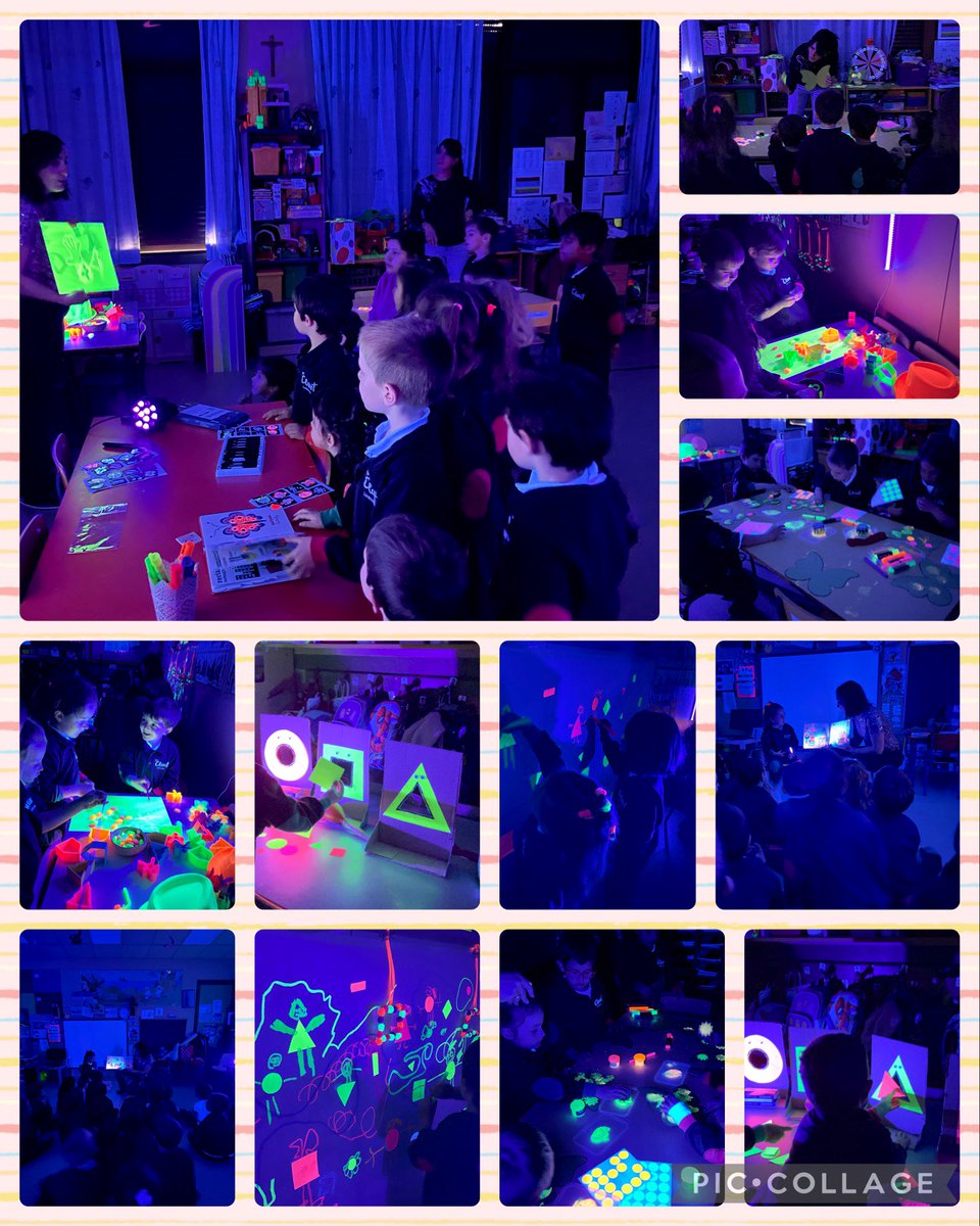 infantilarra's tweet photo. ¡Qué bien lo pasamos jugando y experimentando con las formas y la luz negra! 
¡Gracias a las mamás de Maia y Manuel que lo hicieron posible! 
Proyecto “Formas y más formas”.
#2ºInfantil #proyecto #colaboraciónfamilias #familiaescuela 
#proyectoinspira 
@tekmaneducation https://t.co/rI7lAKbiwp