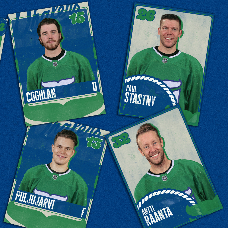 Canes's tweet photo. Going retro 🟢🔵