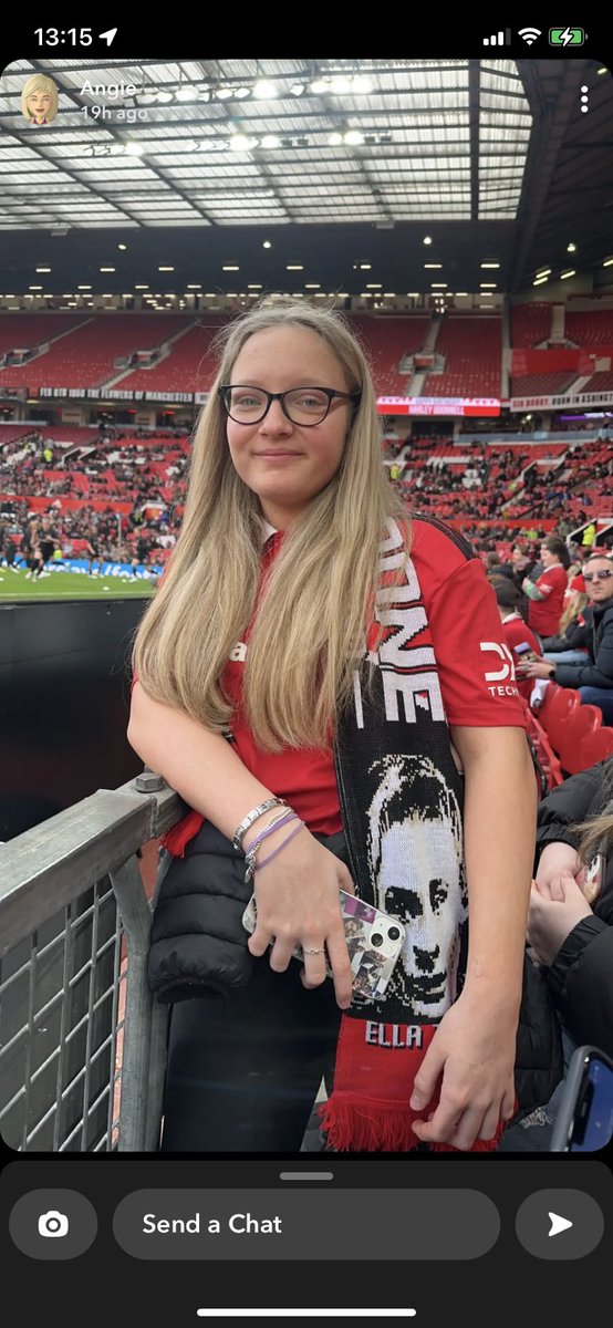 DIANEPRINCESS's tweet photo. Great day watching @ManUtdWomen game at Old Trafford great win to stay on top , keep inspiring young girls like my nieces 🫶🏻@LuciaGarcia17 🫶🏻@leah_galton21 🫶🏻@ellatoone99 🫶🏻@alessiarusso7 #WSL #MANU https://t.co/fGa3k4sRz9