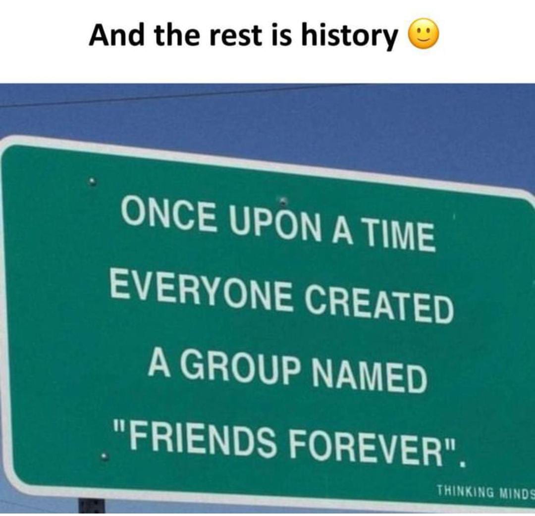 JerishJeri's tweet photo. Do anyone has those Groups 🤣

#FriendZIP #friendship #friends https://t.co/IxSclnCfqT