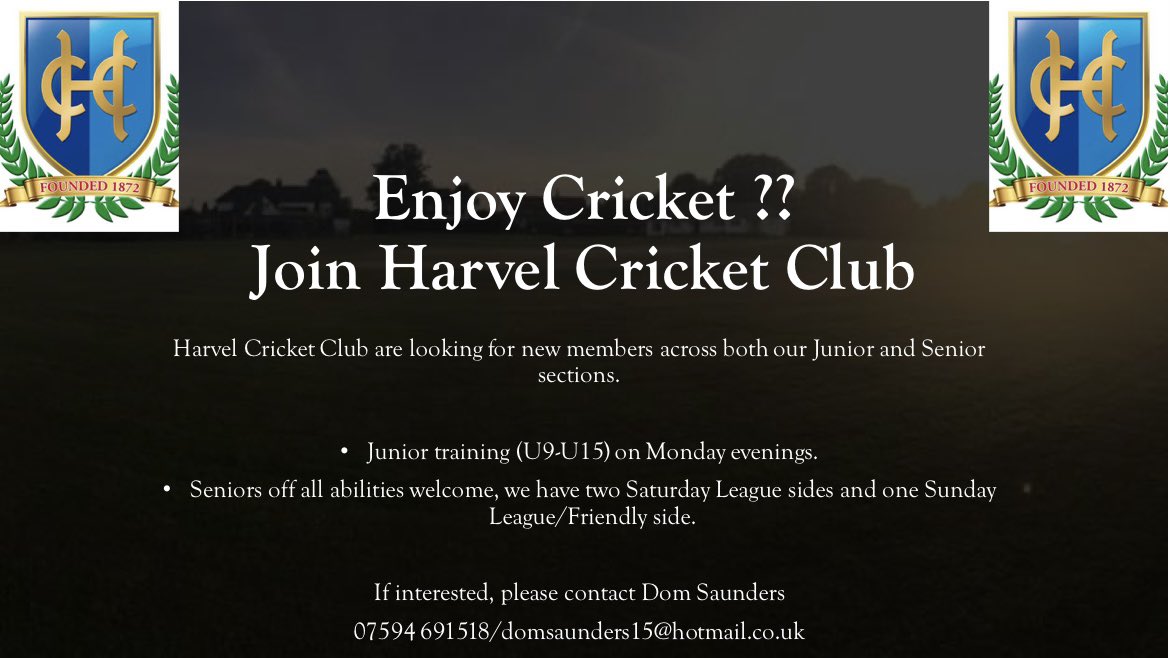 Harvel Cricket Club tweet media