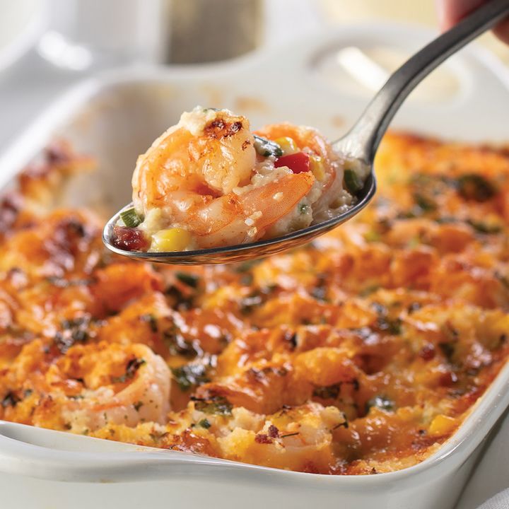 Omaha Steaks on Twitter "Baked Shrimp and Pimiento Cheese Grits is a