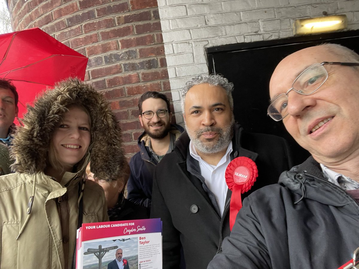 DavidSJLabour's tweet image. Very good reception for Ben Taylor  - the next MP for Croydon South - on the doorstep this morning
