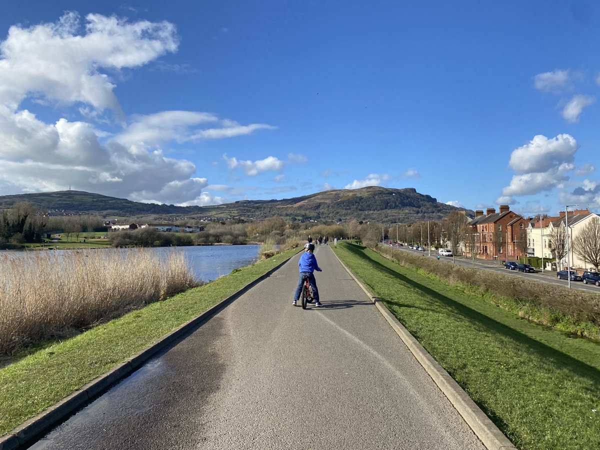 Test driving the newly serviced bike and where better to take it out for a spin than #waterworks #northbelfast