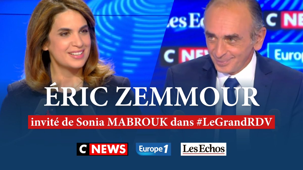 J’étais l’invité de <a href="/SoMabrouk/">Mabrouk Sonia</a> dans Le Grand Rendez-vous de CNEWS et Europe 1.

Regardez l’émission dès maintenant sur YouTube : youtu.be/77i6pFfi0zU

#LeGrandRDV