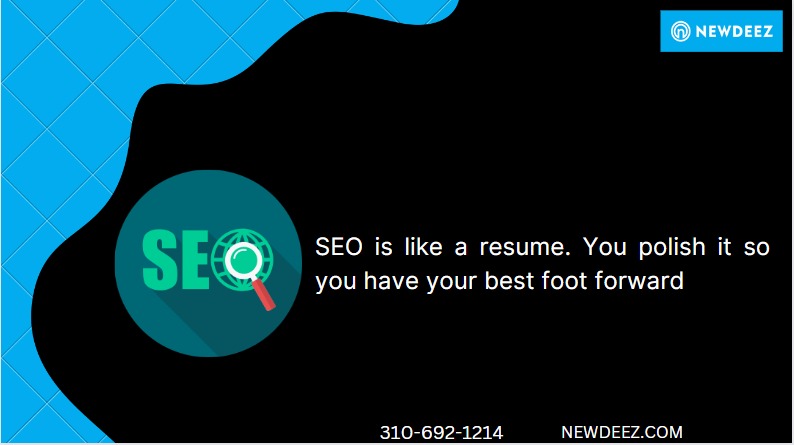 newdeez's tweet photo. SEO is like a resume. You polish it so you have your best foot forward
Contact Us at NEWDEEZ: https://t.co/g9k7FxKNTV
#seocompanyinlosangeles #searchengineoptimizationservices #affordableseoservices #seoagencyincalifornia #topseo https://t.co/Mk4Zy6XTrU
