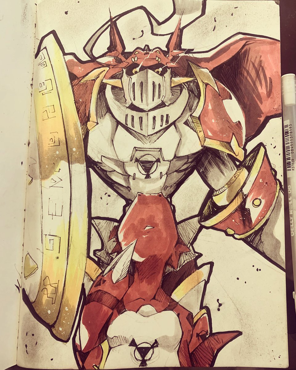 BaderShirawi's tweet photo. DUKEMON LINE UP!  #デジモン #digimon https://t.co/UJCjk5MD4R