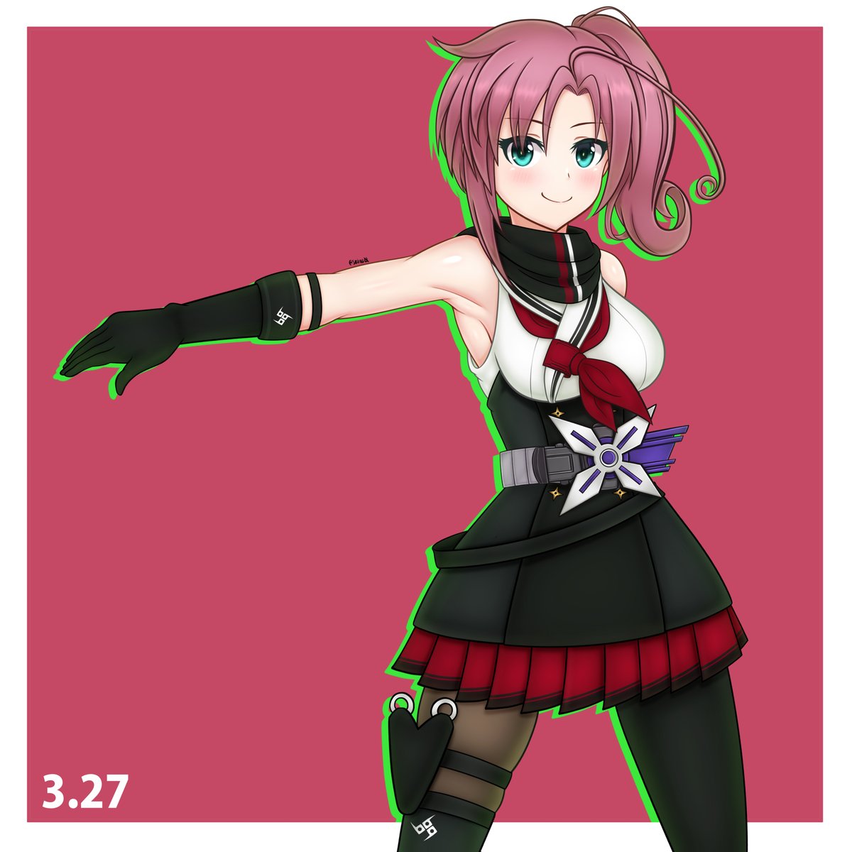 don't have new drawings of her 😔😔😔
#蛙坂来弥生誕祭
#アリスギアお絵かき 