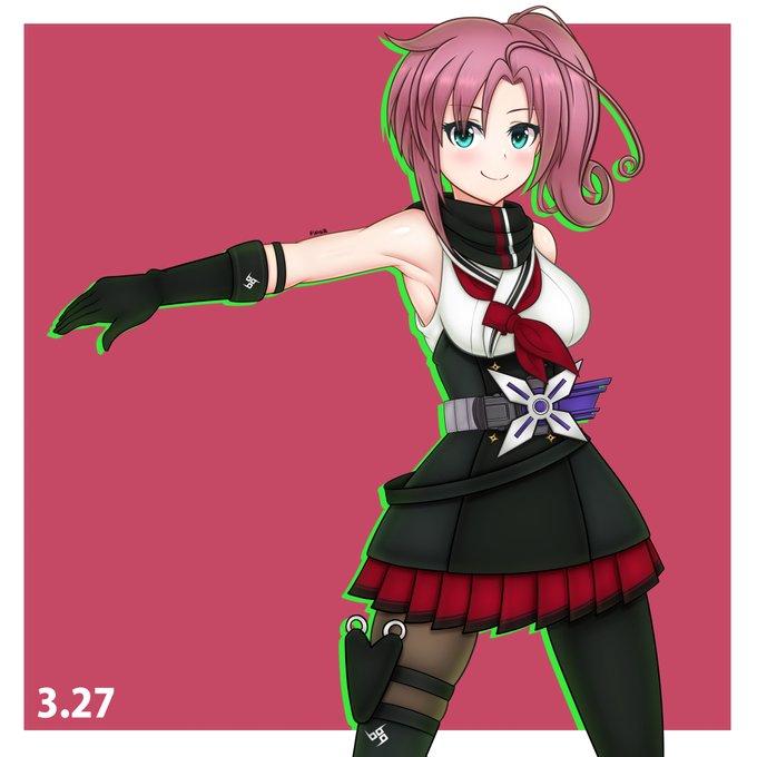 don't have new drawings of her 😔😔😔
#蛙坂来弥生誕祭
#アリスギアお絵かき 