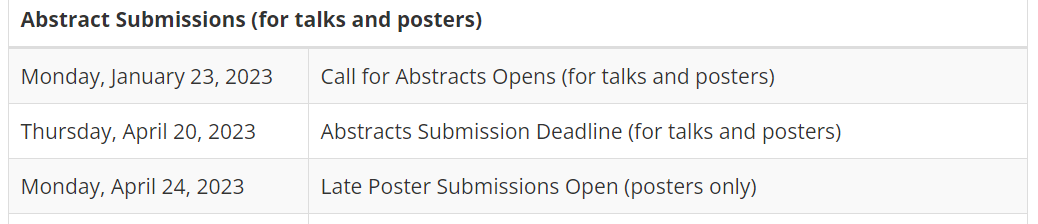 meghna_verma28's tweet photo. #ISMB SysMod is now accepting abstracts!
Got #ODE, #logicmodels, or # agent-based mathematical models and or bioinformatics used to understand biological systems functions?
Submit your work to SysMod, #ISCB!
- April 20, 2023 (talks & poster)
- April 24, 2023 (Poster only). https://t.co/uFg6wwxjCt