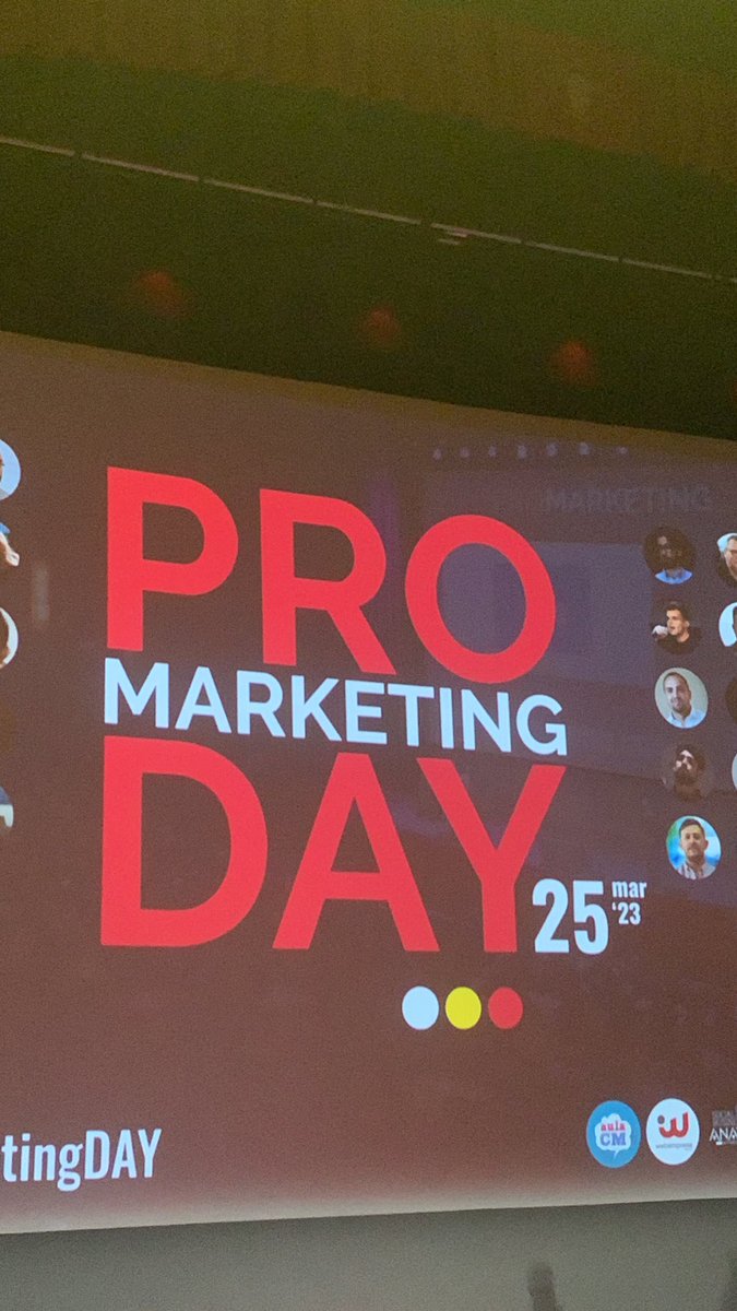 r_sampayo's tweet image. Evento intenso con ponencias muy🔝#PROmarketingDAY de @aulaCM. Restando los días para el próximo año 😉