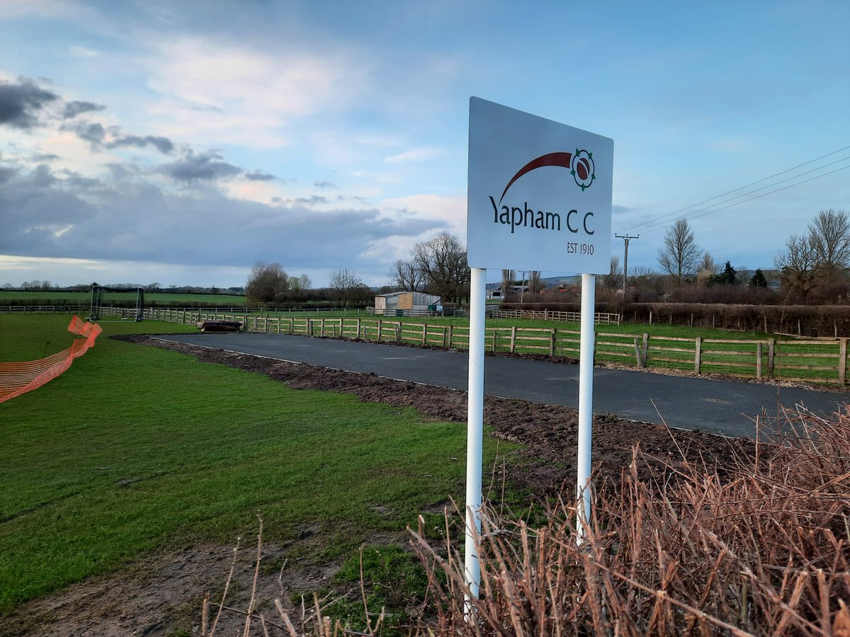YaphamCC_WG's tweet photo. Work began on our brand new two lane all weather net facility this week.
With the lighter nights approaching we can't wait to make the most of this game changing facility for our club. https://t.co/7lSGLXDJV2