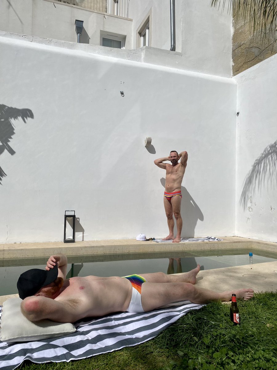 thelatebirds's tweet photo. Pool Season is officially inaugurated at #TheLateBirdsLisbon 💦🏊🏼‍♂️! Our firsts guests to dive are loving our beautiful #Oasis 🌳.
.
.
.
📸: @zqnmike 
Book now your stay to dive too! 
👉🏼https://t.co/oRzy6J64N6 https://t.co/EefdRJ6ewi