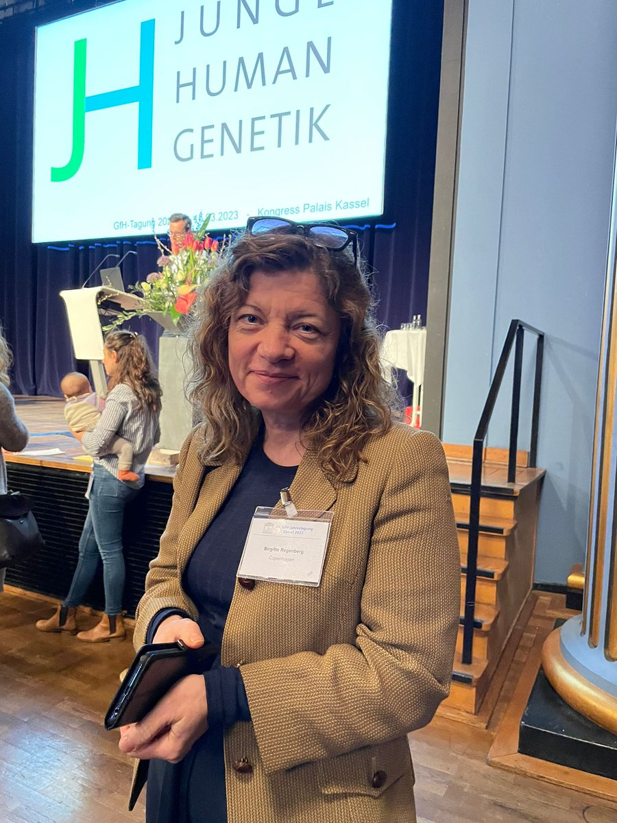 Birgitte Regenberg gave a lecture on circular DNA at the 34th Annual Meeting of the German Society of Human Genetics in Kassel, March 15-17th, 2023, with the Austrian Society of Human Genetics, and the Swiss Society of Medical Genetics. #H2020 #eccDNA #Genetics