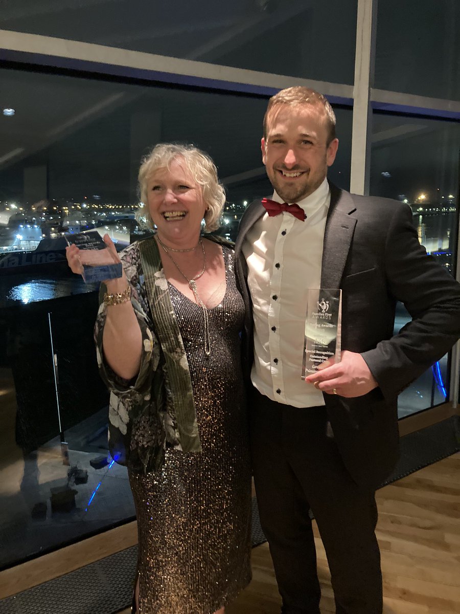 Delighted that <a href="/gorranps/">@GorranPS</a> received two awards at the <a href="/FamiliesFirstNI/">FamiliesFirstNI</a> Spring Awards last night. ‘Outstanding Pastoral Care’ and ‘Best Rural School.’ Who are we to argue?! 
Congratulations to former pupils Harry and Ellie on their well deserved awards! #proud #inspirational