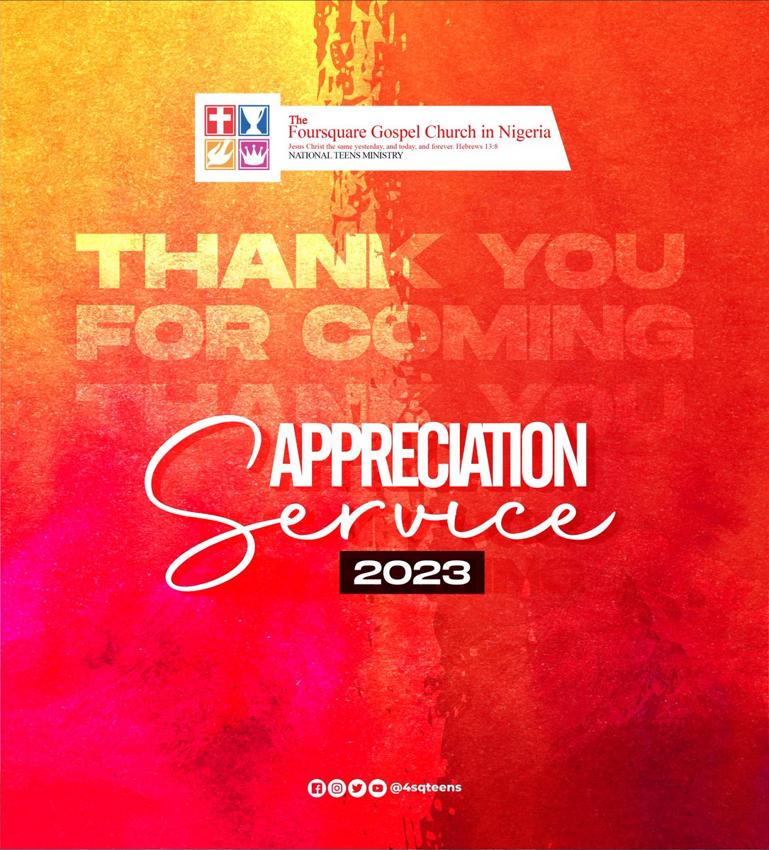 4sqteensng's tweet photo. To all of you who followed us online, thank you.
To those who attended, thank you.
To all who honoured us, thank you.
#4sqteens #appriciationservice #leaderstraining https://t.co/EQIw3AixYp