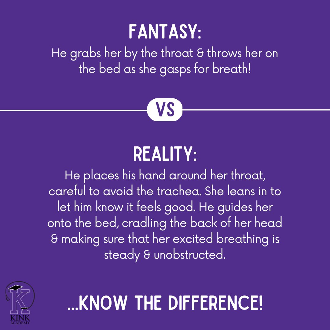 Safety and realism don't always make it into erotica/porn. It's important to know the difference between fantasy and reality!