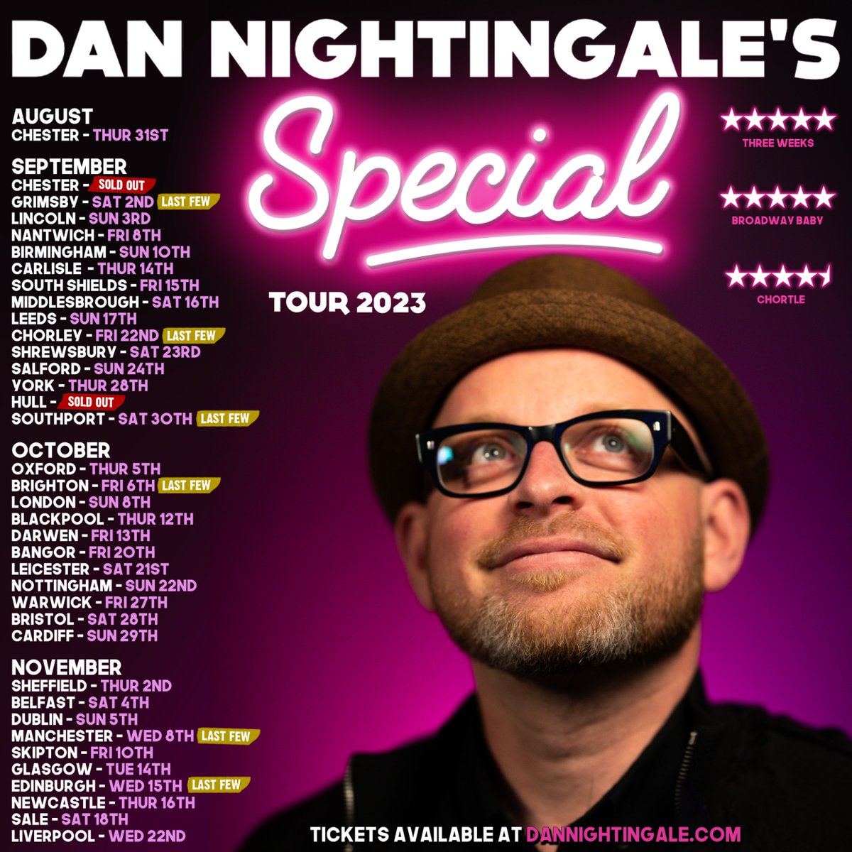 DanHasAPodcast's tweet image. Limited tickets in some venues, get yours now. 🦍