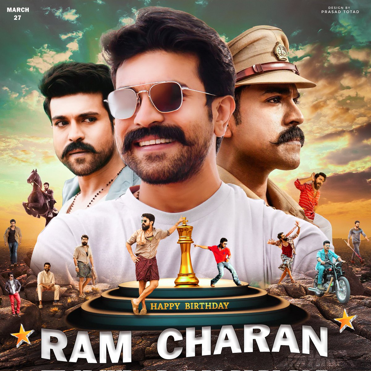 Happy Birthday Mega Power Star ⭐👑

#RC15 #RamCharan𓃵 #RamCharanBdaySplCDP #RamCharanBirthdayCelebrations 
@AlwaysRamCharan