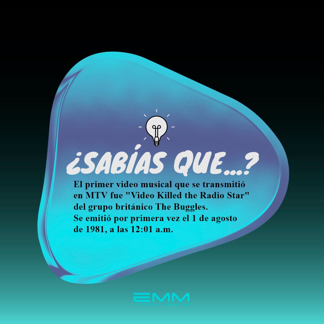 elitemedia360's tweet photo. .#SabíasQué: Para este domingo en casita, te traemos un dato curioso que seguramente no sabías, pero marcó historia 🎶📺 #FunFact https://t.co/yi6kWbJnRI