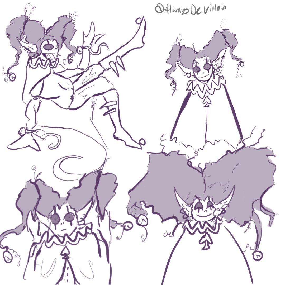 AlwaysDeVillain's tweet photo. A chaos man barely held together by stolen ribbons

#jevil
#jevil_au
#deltarune_au
#DELTARUNE 
#creaturetale https://t.co/55xTtLSagO