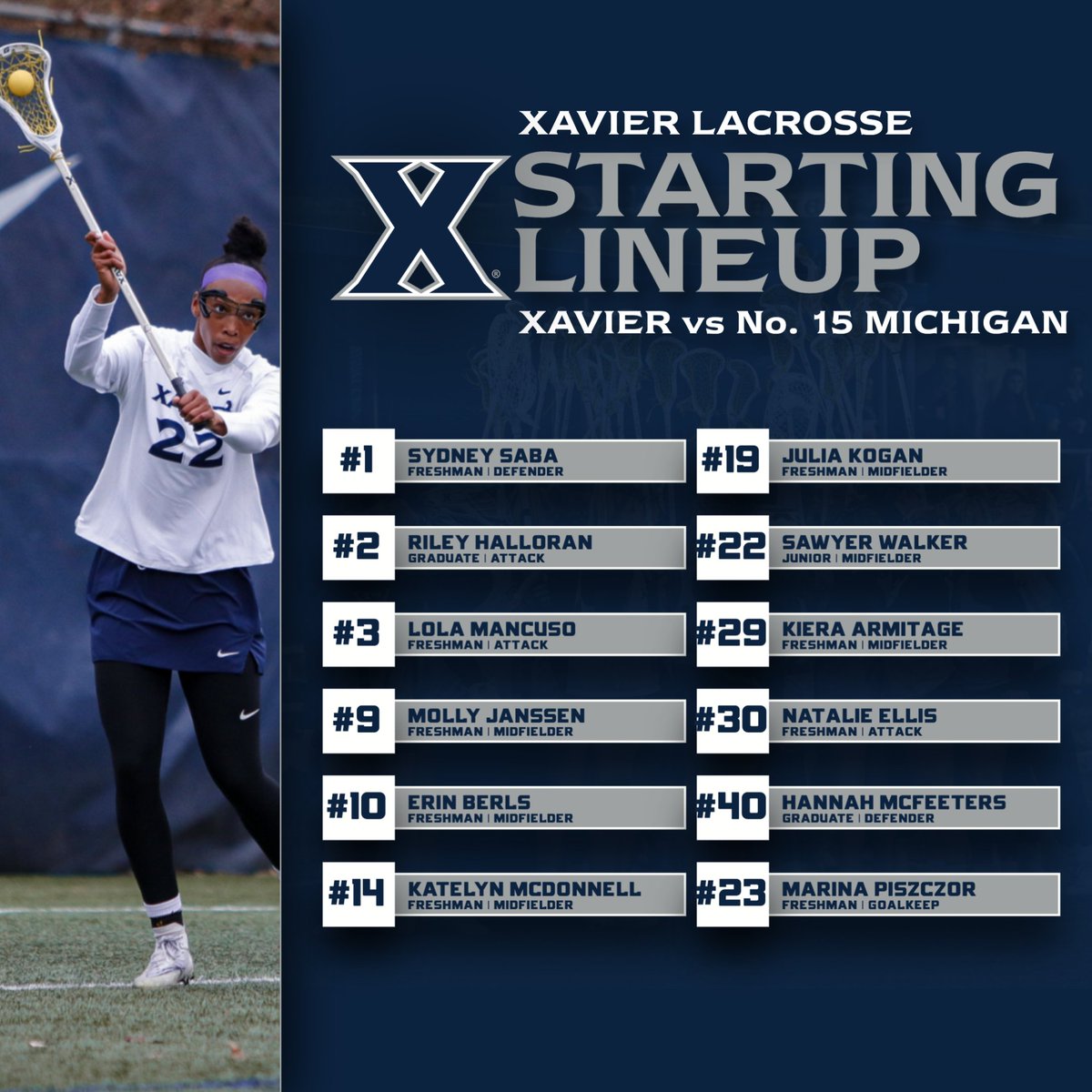 XavierWLAX's tweet photo. Time for #FIRSTDRAW 🥍
Stay Tuned ⬇️
📊 https://t.co/24ysqaCo3y
📺 https://t.co/GCG2jHg5dR
#LetsGoX ⚔️ https://t.co/LukAMRgTuj