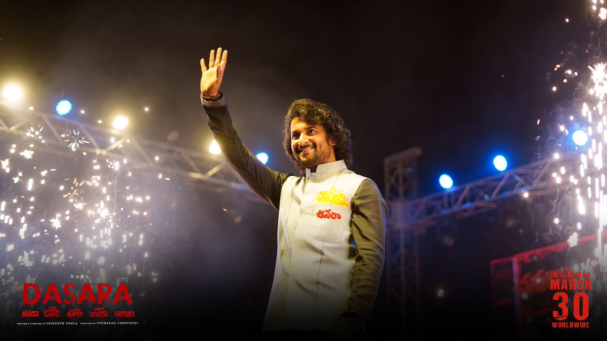 PavanKumar Perusomula (@pavanperusomula) on Twitter photo Natural Star <a href="/NameisNani/">Nani</a> looking dapper at the DHOOM DHAAM DASARA CELEBRATIONS ๐
Watch #Dasara Grand Pre-Release Event live now!
- youtu.be/K00LjQt_6dg
<a href="/KeerthyOfficial/">Keerthy Suresh</a> <a href="/Dheekshiths/">Dheekshith Shetty</a> <a href="/odela_srikanth/">Srikanth Odela</a> <a href="/Music_Santhosh/">Santhosh Narayanan</a> <a href="/SLVCinemasOffl/">SLV Cinemas</a> <a href="/shreyasgroup/">Shreyas Media</a> Natural Star <a href="/NameisNani/">Nani</a> looking dapper at the DHOOM DHAAM DASARA CELEBRATIONS ๐
Watch #Dasara Grand Pre-Release Event live now!
- youtu.be/K00LjQt_6dg
<a href="/KeerthyOfficial/">Keerthy Suresh</a> <a href="/Dheekshiths/">Dheekshith Shetty</a> <a href="/odela_srikanth/">Srikanth Odela</a> <a href="/Music_Santhosh/">Santhosh Narayanan</a> <a href="/SLVCinemasOffl/">SLV Cinemas</a> <a href="/shreyasgroup/">Shreyas Media</a>