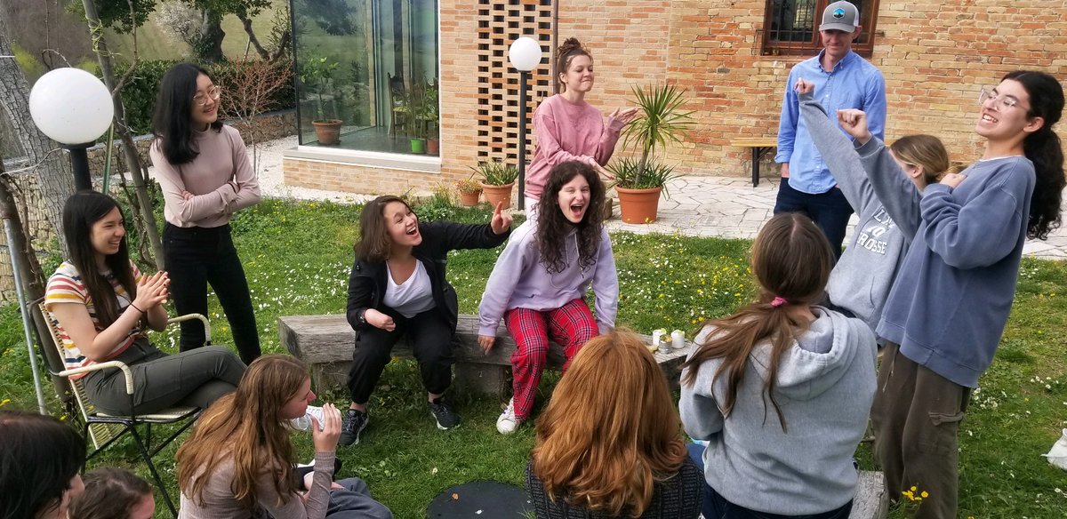 HBUSItaly's tweet photo. Fun times in Sant’Angelo https://t.co/W9xSEXqKY4