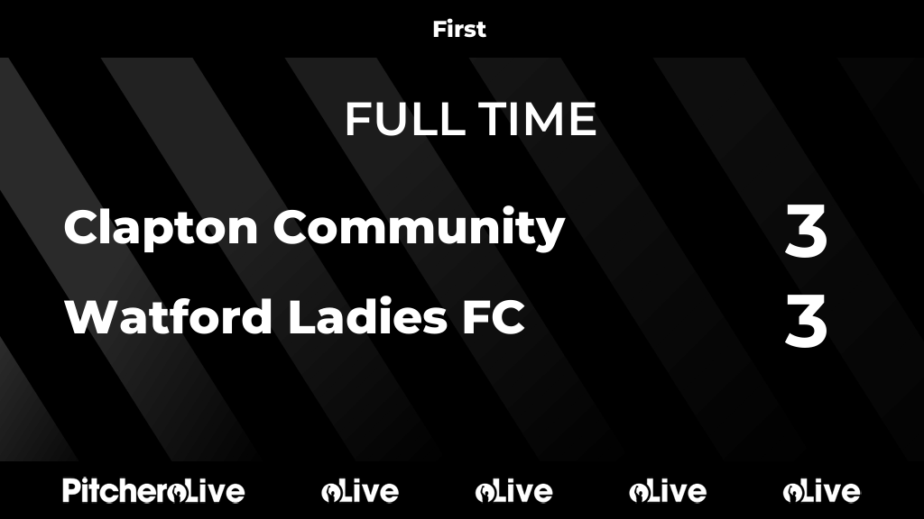 Watford_Ladies's tweet photo. FULL TIME: Clapton Community 3 - 3 Watford Ladies FC
#CLAWAT #Pitchero
https://t.co/8rYZqx8xcv https://t.co/q7j0Gt1Out